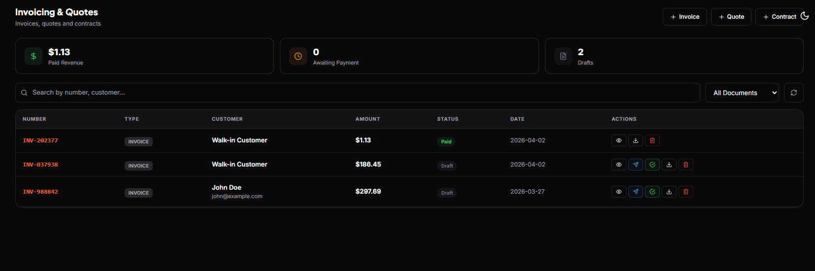 Payments — RentLogic screenshot